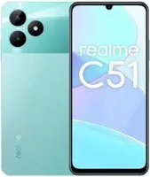 realme C51 17,1 cm (6.74") Dual-SIM Android 13 4G USB Typ-C 4 GB 128 GB 5000 mAh Grün, Mintfarbe