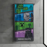 Badetuch, Strandtuch Minecraft - Blockgrafik 70x140cm