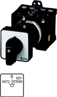 Eaton T3-4-8902/Z Elektroschalter Kippschalter 4P Schwarz