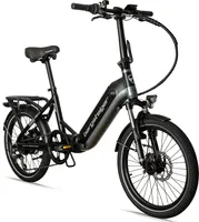 Bergsteiger London 20 Zoll E-Bike Klapprad mit 250 Watt Motor, Scheibenbremsen, Aluminium Ebike für Damen & Herren, Farbdisplay, Elektrofahrrad mit Shimano 7 Gang-Schaltung