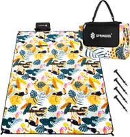 Pikniková deka 200 x 200 cm Podložka na sedenie Podložka na sedenie Záhradná deka Hliníková fólia Kotva do zeme