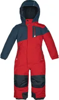 Kinder Skianzug blau/rot Overall Einteiler Gr. 104 wasserfest - 104