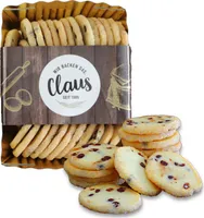 Buttermürbchen mit Schokotropfen 250g – Handgefertigtes Buttergebäck aus traditioneller Bäckerei – Zart-mürbe Kekse mit Schokolade