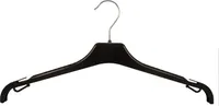 Kleiderbügel für Kostümen Blusenbügel Shirtbügel 47 cm schwarz W7Tb NEU 20 Stück
