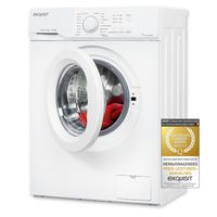 Exquisit Waschmaschine WA6110-020E | Frontlader | Fassungsvermögen 6 kg | 1000 U/Min. | Weiß