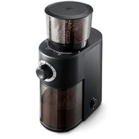 Tchibo Elektrische Kaffeemühle (Edelstahl-Kegelmahlwerk, 26 Mahlgradeinstellungen, 160 Watt, schwarz)