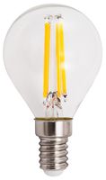 LED Filament Tropfenlampe McShine "Filed", E14, 6W, 600 lm, warmweiß, dimmbar