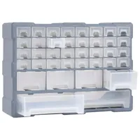 vidaXL Organizer wieloszufladowy z 40 szufladami 52x16x37,5 cm