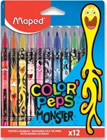 Maped Fasermaler COLOR'PEPS MONSTER 12er Kartonetui