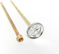 500°C Thermometer für Steinbackofen Holzbackofen E-Ofen Pizzaofen Kamin 300 mm L