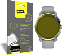 3x folia ochronna do Garmin Venu 2 Plus (43 mm), 100% pokrycia ekranu, Dipos Flex