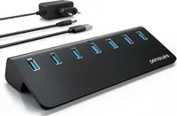 Primewire USB 3.2 Gen2 Hub, 7 Port Aktiver Verteiler mit Netzteil, 10 Gbit/s