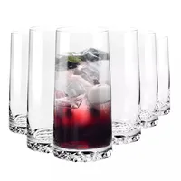 KROSNO Fjord Vysoké Poháre na Vodu, Sada 6, 480 ml