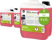 4x 5 L Microactiv® Universal Entkalker mit Farbindikator