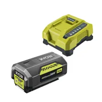 RYOBI 36V lítiumPlus 4,0 Ah batéria - 1 rýchlonabíjačka RY36BC60A-140