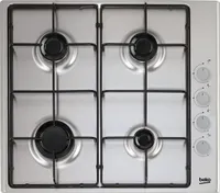 Beko HIGG641C3SX Vstavaná plynová varná doska, 4 horáky z nerezovej ocele