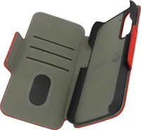 Original Doro Wallet Case, magnetische Brieftasche für Doro 8050 – Rot