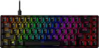 HyperX Alloy Origins 65 - mechaniczna klawiatura do gier - HX Red (US Layout) - 65% - USB - przełącznik mechaniczny - LED RGB - czarna