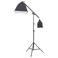 vidaXL Fotostudio-Beleuchtung Set mit Stativ und Softbox