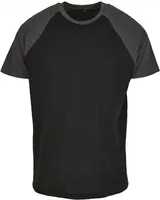 Build Your Brand Raglan Contrast Tee