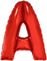 Balon foliowy litera czerwony 1m
