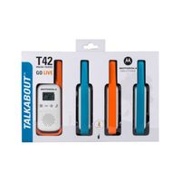 Motorola Solutions TALKABOUT T42 two-way radio 16 channels Blue Orange White