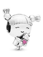 PANDORA Charm 798016EN160 Girl with Pigtails