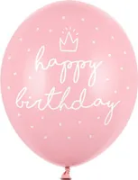 Balony Happy birthday Baby 30cm 6szt