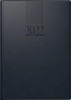 rido idé Buchkalender "ROMA 1 Balacron" 142 x 200 mm 2022 schwarz