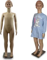 Schaufensterpuppe Weiblich Mädchen Schaufensterfigur Mannequin Schneiderpuppe 360° beweglich 110cm MS-16986