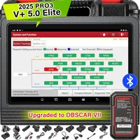 LAUNCH X431 V+ PRO Auto Bluetooth Topologie-Mapping Diagnosescanner, Komplettsystem OBD2 Codeleser mit 2 Jahren Aktualisierung