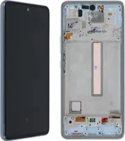 Original Super AMOLED Display Touchscreen Bildschirm Rahmen Awesome Blau für Samsung Galaxy A53 5G A536B & Werkzeug