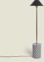 Stehlampe aus Metall Brijesh Schwarz