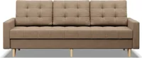 Sofa 3-Sitzer  mit Schlaffunktion, Braun
