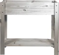 mgc24 Hochbeet für Balkon 80x30x78cm Kiefernholz anthrazit