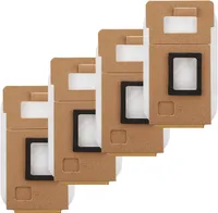 Staubbeutel für Roborock S7 / S7+ Staubsauger Dock mit automatischer Leerung, 3L große Kapazität Xiaomi Roborock S7 / S7+ Ersatzteile Source Factory Accessory Set (4 PACK)