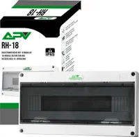 Sicherungskasten Feuchtraum Verteilerkasten IP65 Aufputzverteiler Kleinverteiler 18 Module