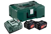 Metabo Zestaw Akumulatorów 2 X 5.2Ah +Ładowarka Asc 55 +Walizka Metaloc Ii