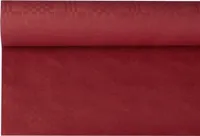 Papírový ubrus s damaškovou ražbou 8 m x 1,2 m bordeaux