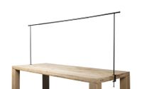Tischgestell in schwarz - ausziehbar bis 250 cm - Tischklemme Höhe 90 cm