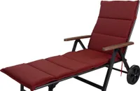Auflage Rollliege Elba 50318-301 dunkelrot 190x59x4 cm Sun Garden