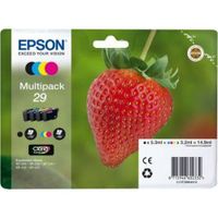 Epson 29 - Wkład atramentowy / wielopak - BK + C + M + Y (4 szt. / 14,9 ml)