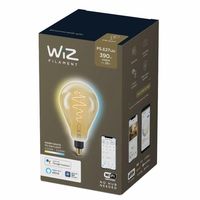 Philips WiZ laditelná bílá 8718699786854 LED žárovka Filament E27 6,5W/390lm PS160 2000-5000K