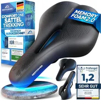 NEXTCOVER® Fahrradsattel - Das Original - mit Memory-Foam 2.0 I maximaler Fahrkomfort I ergonomischer Fahrrad Sattel für Damen & Herren