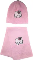 Hello Kitty Winter-Set mit Mütze und Schal für Mädchen Rosa 54