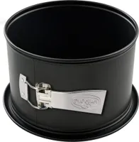 Dr. Oetker Springform mit extra hohem Rand Ø 18 cm Back-Freude Classic, Kuchenform mit Antihaft-Beschichtung, hochwertige Backform aus Stahlblech (Farbe: Schwarz)