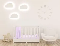 Baby Feinjersey Bettlaken aus 100% Baumwolle - Flieder - 60-70 x 120-140 cm