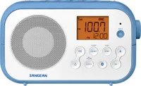 Sangean PR-D12BT Traveller 120 UKW-Radio mit Bluetooth tragbar versch. Varianten Farbe: Weiß-Blau