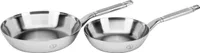 Saveur Pfannen-Set 2-teilig Ø 20 cm & Ø 25 cm Edelstahl, alle Herdarten Backofen