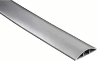 Hama Flexibler Kabelkanal, selbstklebend, halbrund, 180 x 6 x 1 cm, PVC, Grau (00220983)